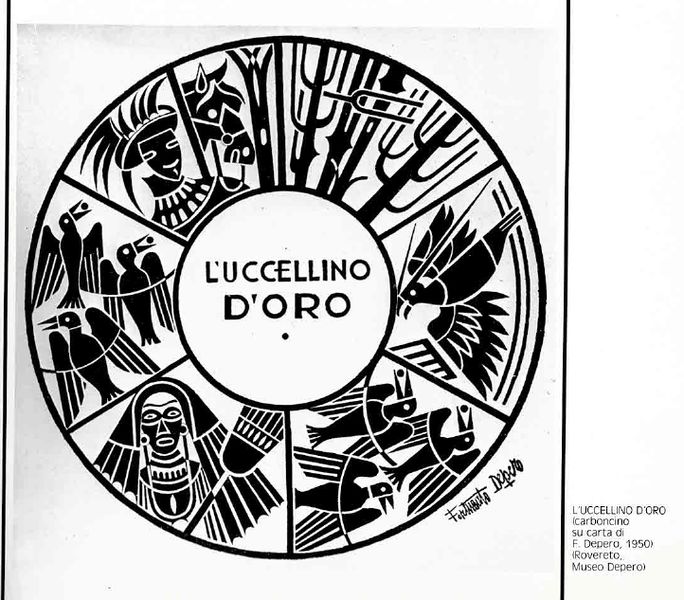 L'uccellino d'oro di Fortunato Depero